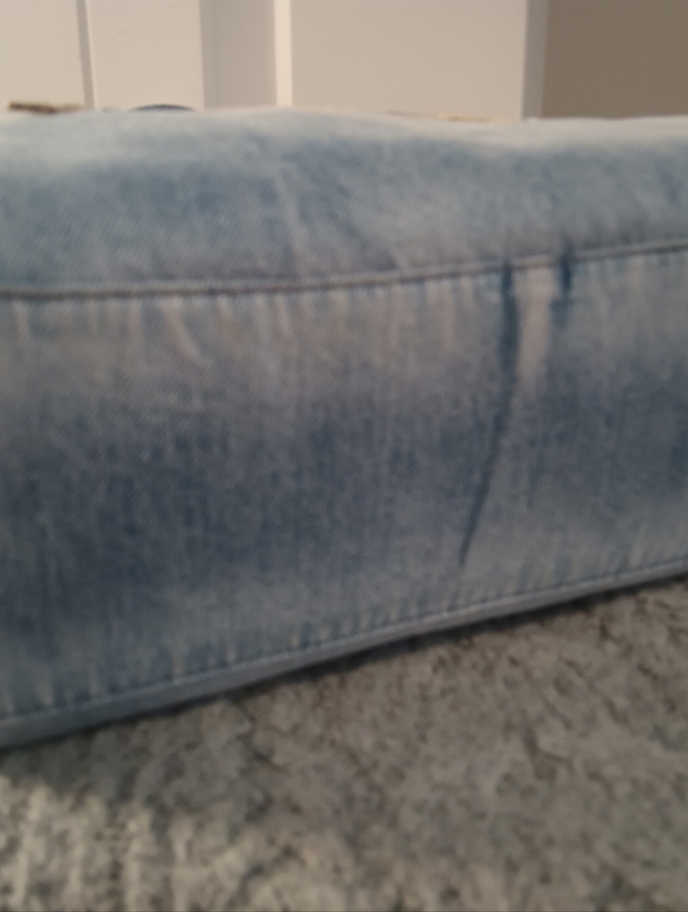 Coach Loved Denim Med Satchel with Crossbody Strap And Charms AUTHENTIC - Picture 6 of 6